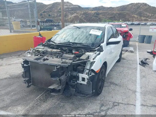 19XFC2F61KE205118 — 2019 Honda Civic LX, фото 2 с аукциона IAAI 30.09.2026, Передняя часть справа
