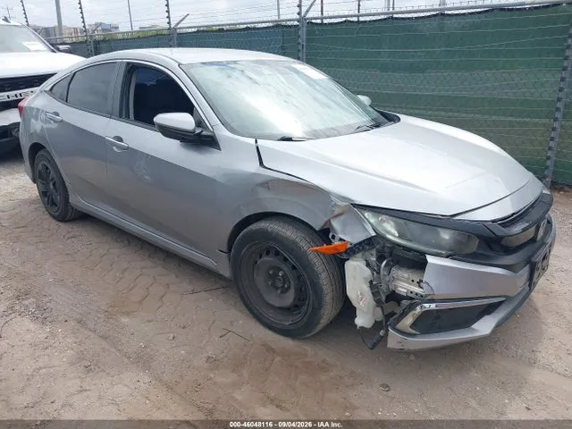 2019 Honda Civic Lx VIN 19XFC2F65KE006959 фото 1