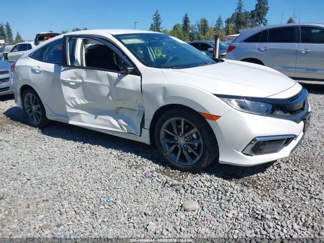 19XFC2F62KE206116 — 2019 Honda Civic LX, Правый бок (Right Side), фото до ремонта