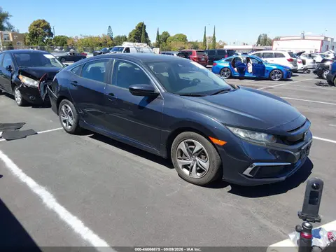 2HGFC2F63KH533548 — 2019 Honda Civic LX, Задняя часть (Rear), фото до ремонта