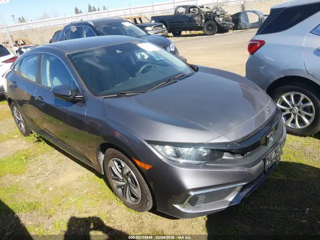 2HGFC2F68LH507206 — 2020 Honda Civic LX, Изъят кредитором (Repossession), фото до ремонта