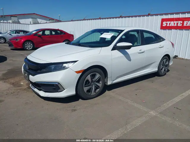 2020 Honda Civic Lx VIN 2HGFC2F62LH522669 фото 2