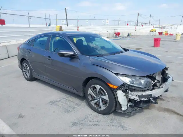 2HGFC2F64LH503024 — 2020 Honda Civic LX, Передняя часть (Front End), фото до ремонта