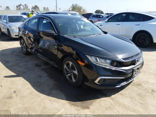 19XFC2F68ME201411 — 2021 Honda Civic LX, Правый бок (Right Side), фото до ремонта