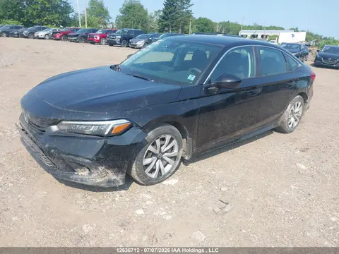2022 Honda Civic Lx VIN 2HGFE2F2XNH110347 фото 2