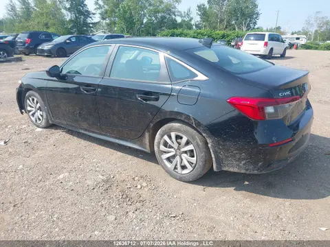 2022 Honda Civic Lx VIN 2HGFE2F2XNH110347 фото 3
