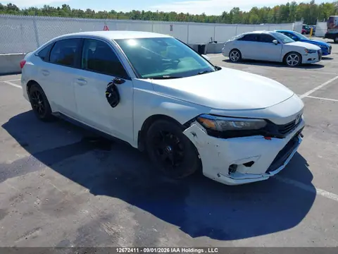 2HGFE2F22NH102890 — 2022 Honda Civic LX, Передняя часть (Front), фото до ремонта