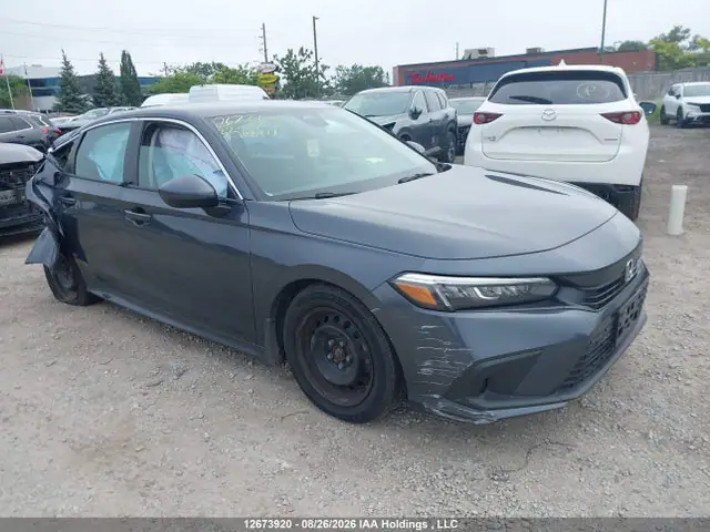 2HGFE2F24NH128441 — 2022 Honda Civic LX, Задняя часть (Rear), фото до ремонта