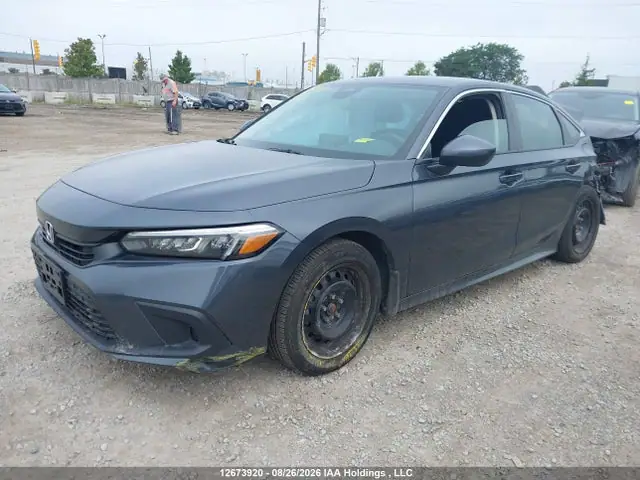 2022 Honda Civic Lx VIN 2HGFE2F24NH128441 фото 2