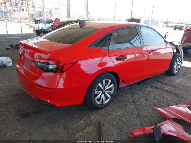 2HGFE2F22NH528532 — 2022 Honda Civic LX, фото 4 с аукциона IAAI 29.09.2026, Передняя часть