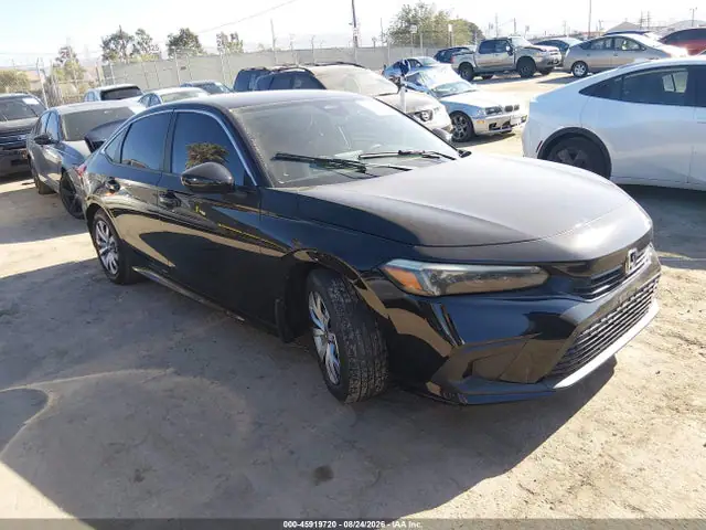 2HGFE2F22NH553768 — 2022 Honda Civic LX, Задняя часть (Rear), фото до ремонта