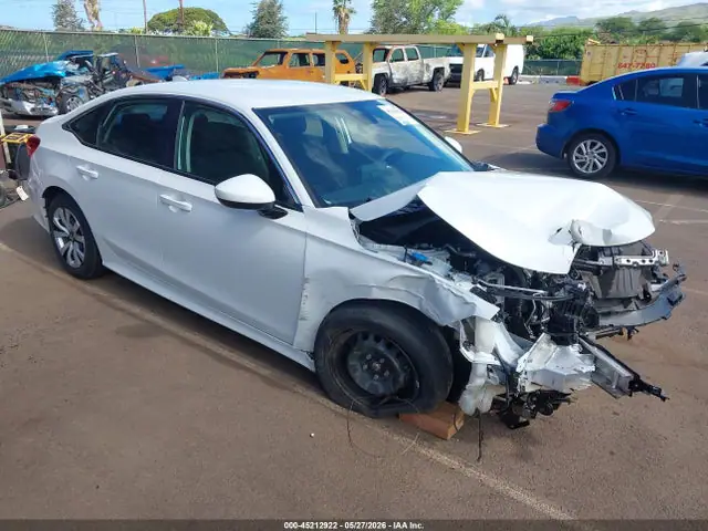 2HGFE2F22PH534298 — 2023 Honda Civic LX, Передняя часть (Front End), фото до ремонта