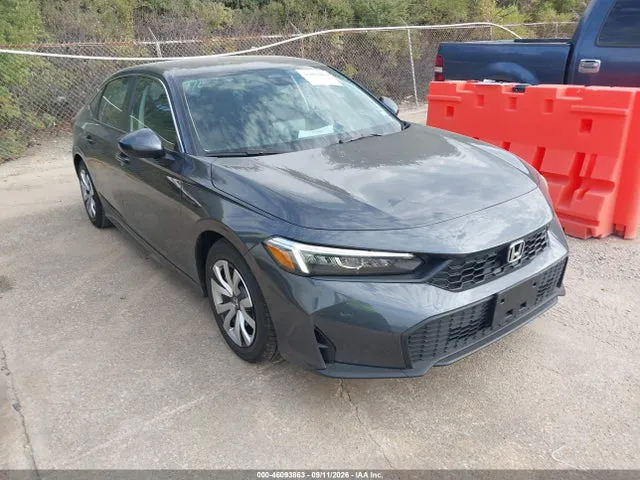 2026 Honda Civic Lx VIN 2HGFE2F20TH620333 фото 1