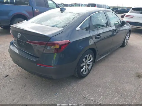 2026 Honda Civic Lx VIN 2HGFE2F20TH620333 фото 4
