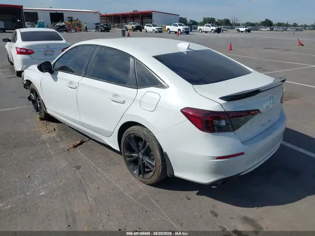 2025 Honda Civic Si Base W/high Performance Summer Tires/ VIN 2HGFE1E56SH477909 фото 3