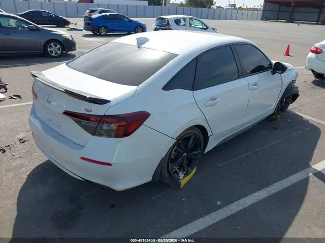 2025 Honda Civic Si Base W/high Performance Summer Tires/ VIN 2HGFE1E56SH477909 фото 4