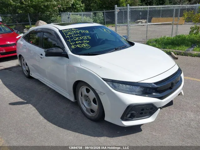 2019 Honda Civic Si Si VIN 2HGFC1E52KH201183 фото 1