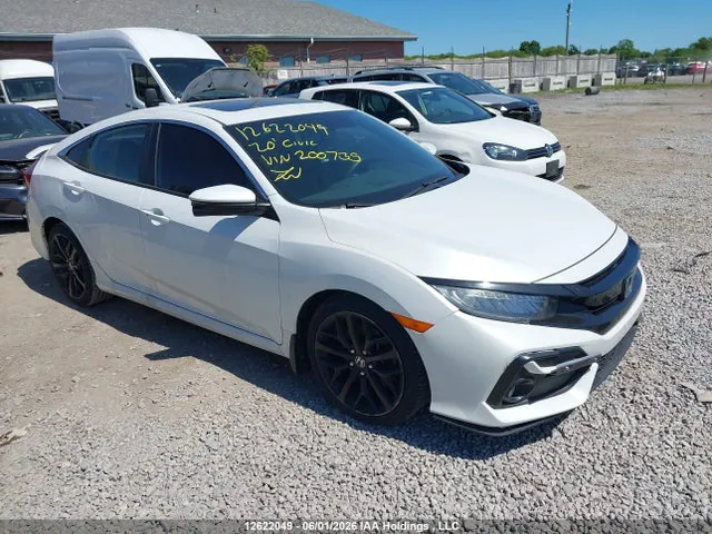 2020 Honda Civic Si Si VIN 2HGFC1E58LH200735 фото 1