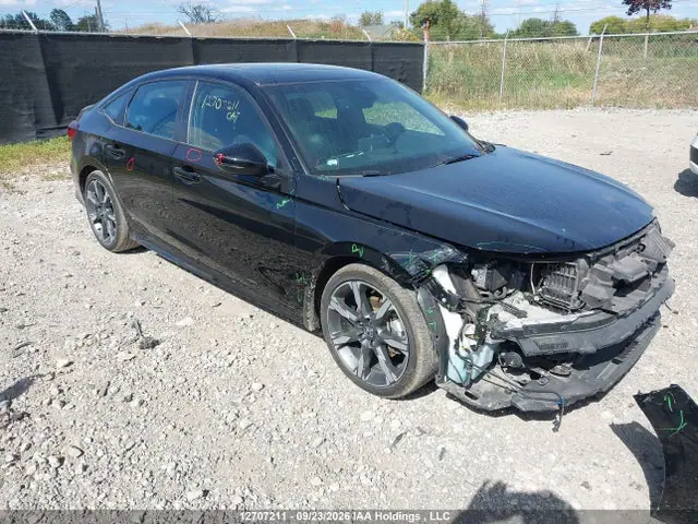 2HGFE4F80SH014870 — 2025 Honda Civic Sport Hybrid/Sport Touring Hybrid, Передняя часть (Front), фото до ремонта