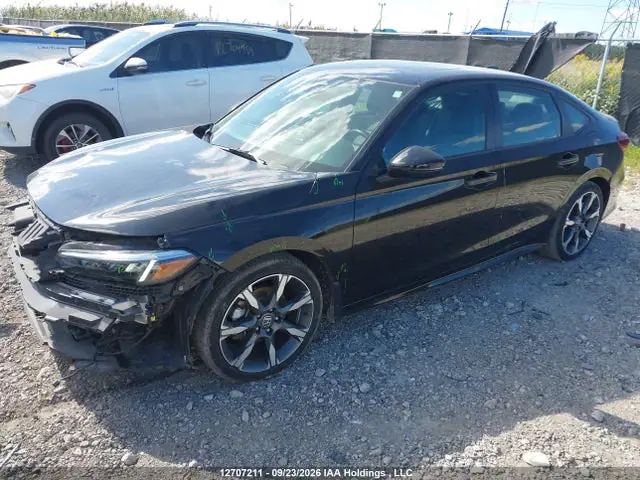 2HGFE4F80SH014870 — 2025 Honda Civic Sport Hybrid/Sport Touring Hybrid, фото 2 с аукциона IAAI 13.10.2026, Передняя часть