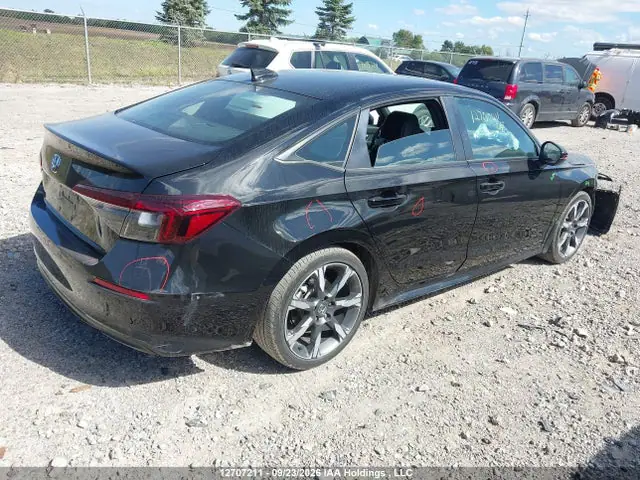 2HGFE4F80SH014870 — 2025 Honda Civic Sport Hybrid/Sport Touring Hybrid, фото 4 с аукциона IAAI 13.10.2026, Передняя часть