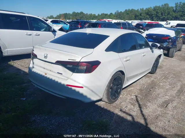 2HGFE4F89TH000192 — 2026 Honda Civic Sport/Sport Touring, фото 4 с аукциона IAAI 14.10.2026, Передняя часть