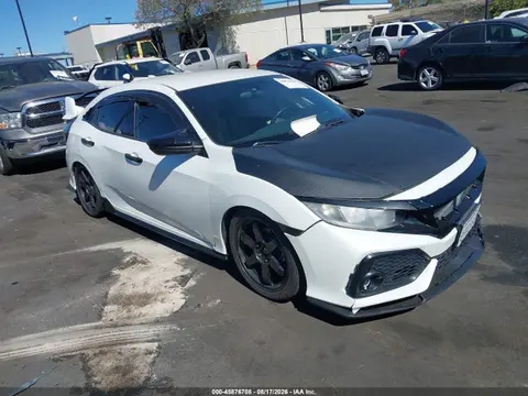 SHHFK7H46JU423302 — 2018 Honda Civic Sport, Передняя часть слева (Left Front), фото до ремонта