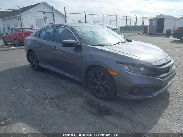 2019 Honda Civic Sport VIN 2HGFC2F86KH013118 фото 1