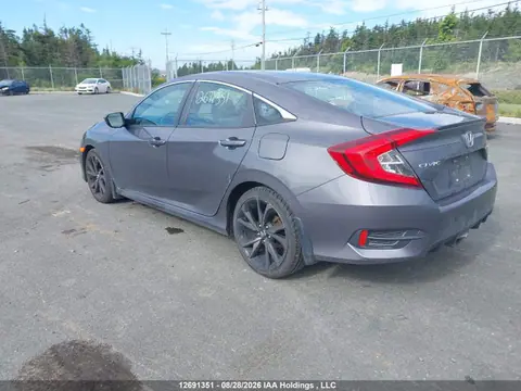2019 Honda Civic Sport VIN 2HGFC2F86KH013118 фото 3