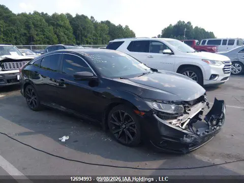 2HGFC2F86KH018688 — 2019 Honda Civic Sport, Передняя часть (Front), фото до ремонта