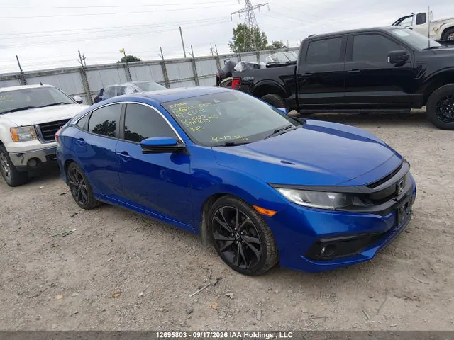 2019 Honda Civic Sport VIN 2HGFC2F81KH012720 фото 1