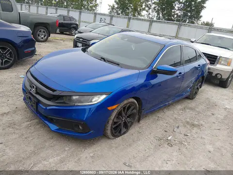 2019 Honda Civic Sport VIN 2HGFC2F81KH012720 фото 2