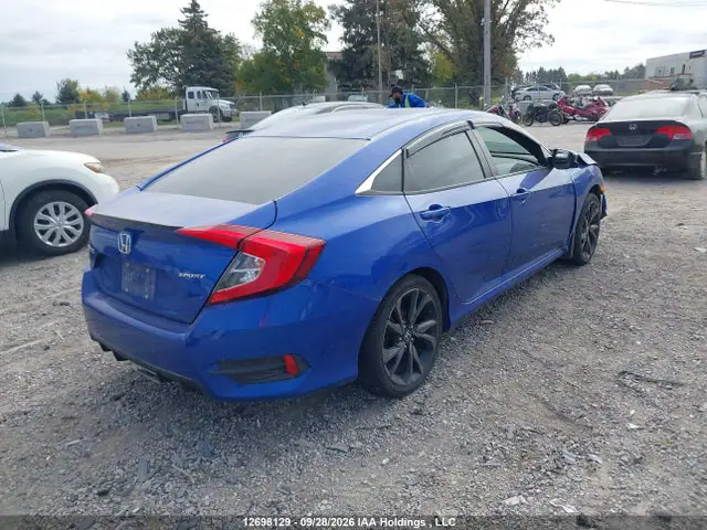 2HGFC2F85KH016575 — 2019 Honda Civic Sport, фото 4 с аукциона IAAI 14.10.2026, Передняя часть