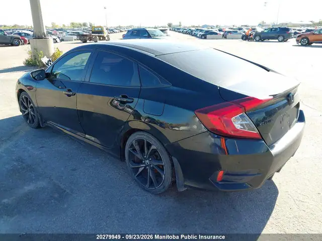 2HGFC2F89KH021410 — 2019 Honda Civic Sport, фото 3 с аукциона IAAI 29.09.2026, Град