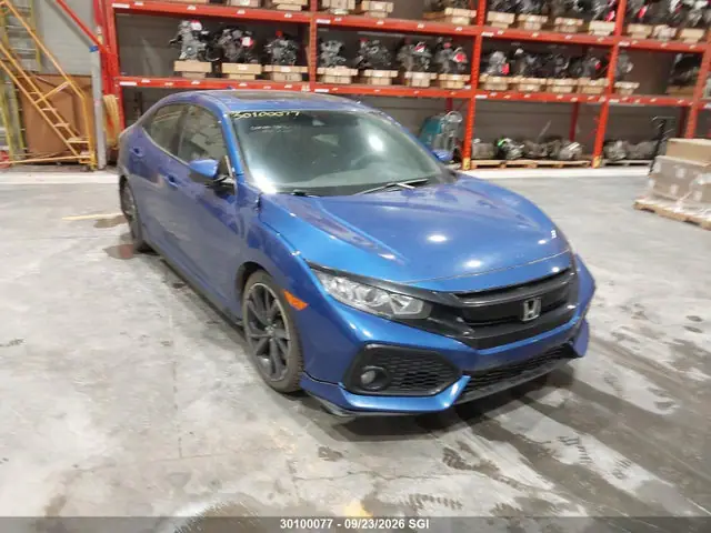 SHHFK7G42KU305332 — 2019 Honda Civic Sport, Задняя часть слева (Left Rear), фото до ремонта