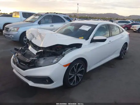 2019 Honda Civic Sport VIN 2HGFC2F81KH553881 фото 2