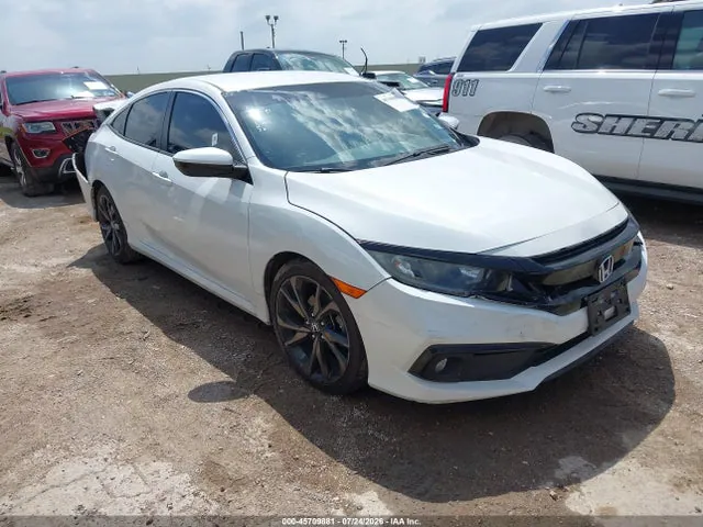 2019 Honda Civic Sport VIN 19XFC2F89KE022728 фото 1
