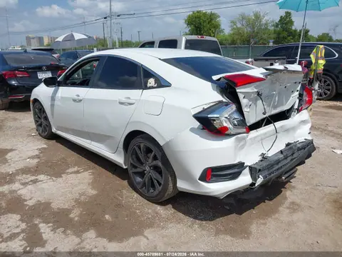 2019 Honda Civic Sport VIN 19XFC2F89KE022728 фото 3