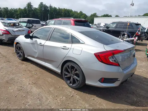 2019 Honda Civic Sport VIN 19XFC2F82KE200835 фото 3