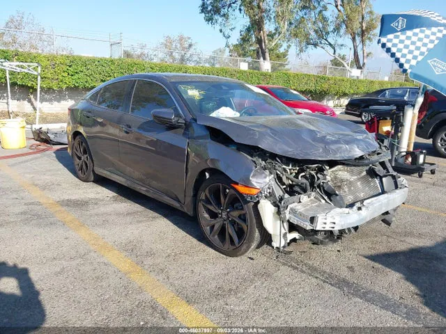 2019 Honda Civic Sport VIN 2HGFC2F85KH502299 фото 1