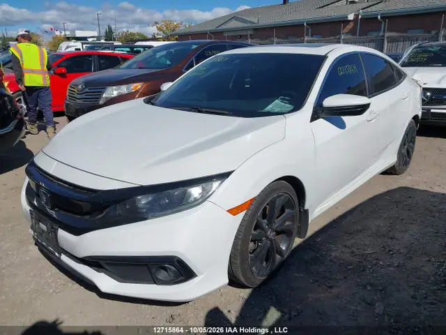2HGFC2F85LH026038 — 2020 Honda Civic Sport, фото 2 с аукциона IAAI 14.10.2026, Задняя часть