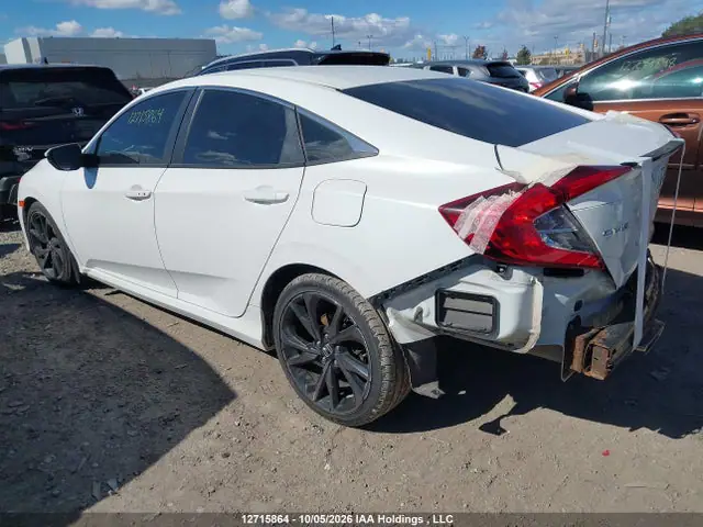 2HGFC2F85LH026038 — 2020 Honda Civic Sport, фото 3 с аукциона IAAI 14.10.2026, Задняя часть