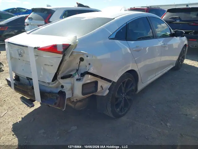 2HGFC2F85LH026038 — 2020 Honda Civic Sport, фото 4 с аукциона IAAI 14.10.2026, Задняя часть