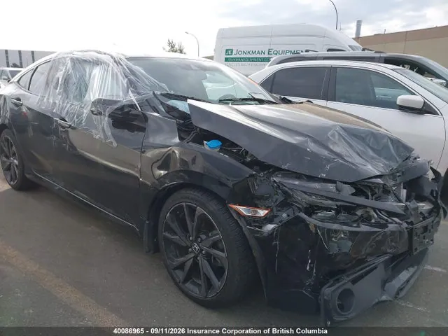 2020 Honda Civic Sport VIN 2HGFC2F86LH021091 фото 1