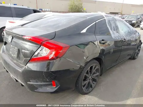 2020 Honda Civic Sport VIN 2HGFC2F86LH021091 фото 4