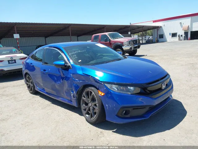 2020 Honda Civic Sport VIN 2HGFC2F8XLH596245 фото 1