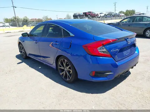 2020 Honda Civic Sport VIN 2HGFC2F8XLH596245 фото 3