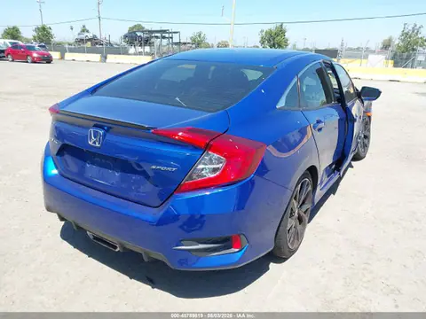 2020 Honda Civic Sport VIN 2HGFC2F8XLH596245 фото 4