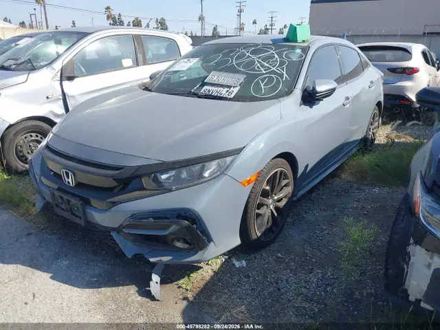 SHHFK7H4XLU410684 — 2020 Honda Civic Sport, фото 2 с аукциона IAAI 30.09.2026, Передняя часть