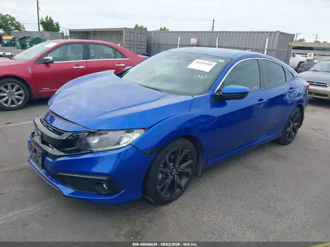 2020 Honda Civic Sport VIN 19XFC2F81LE200858 фото 2